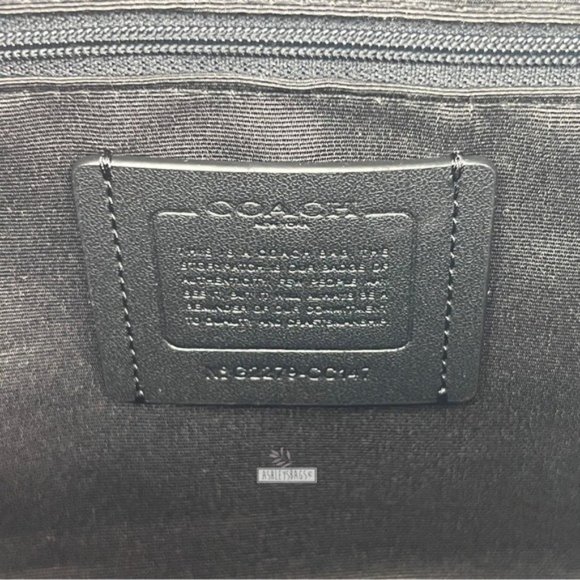 Coach Rowan Satchel Crossbody & Mini Skinny Id Case Wallet In Tartan Plaid Print - Picture 8 of 16